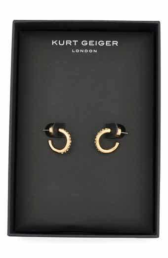 Pavé Crystal Mini Huggie Hoop Earrings