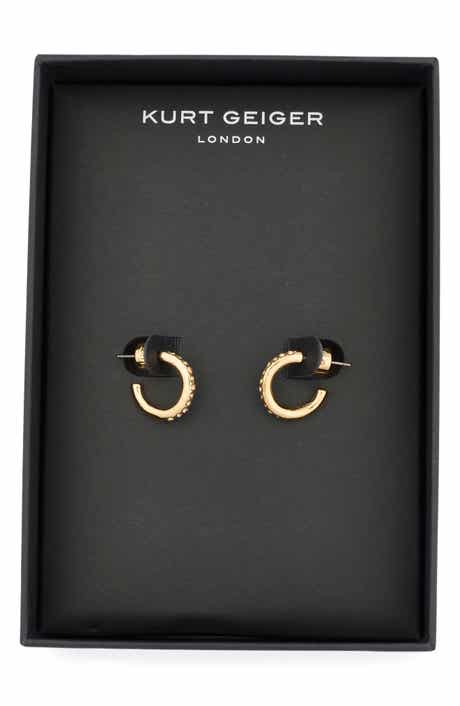 Pavé Crystal Mini Huggie Hoop Earrings