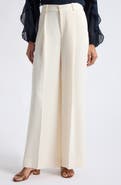 Lauren Ralph Lauren High Waist Georgette Wide Leg Pants