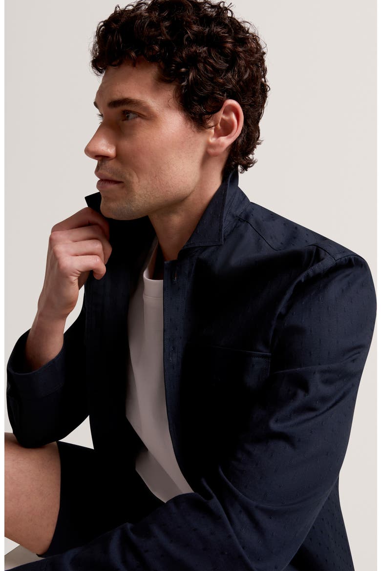 Levon Shirt Jacket, Alternate, color, NAVY