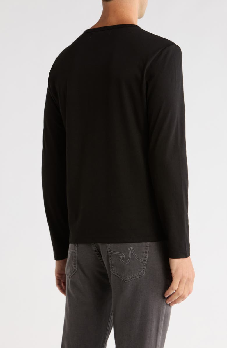 Joe's Classic Long Sleeve Henley, Alternate, color, Black