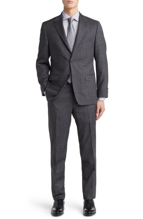 DANIEL HECHTER Norris Plaid Wool Suit in Grey  product
