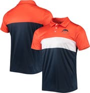 FOCO Men's FOCO Orange/Navy Chicago Bears Retro Colorblock Polo