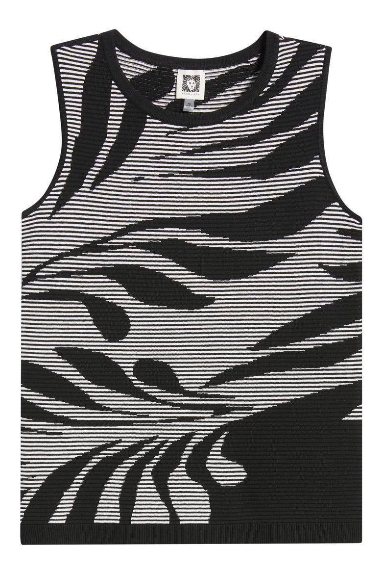Graphic Tank, Alternate, color, ANNE BLACK/ WHITE DOVE