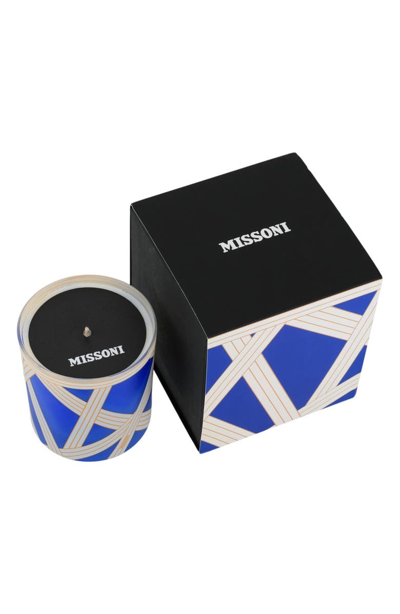 Missoni Nastri Blue Scented Candle, Alternate, color, Blue/ White