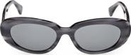 Max Mara 53mm Oval Sunglasses