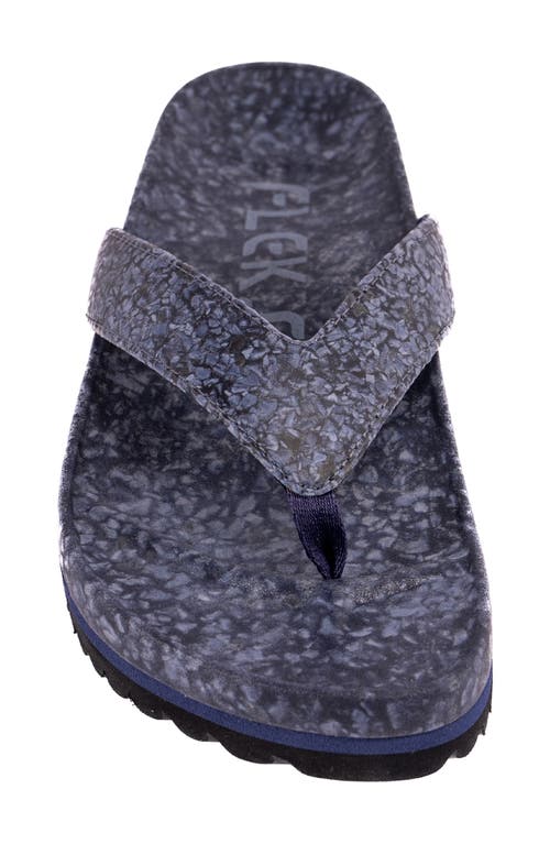 Fleks West Beach Flip Flop In Blue