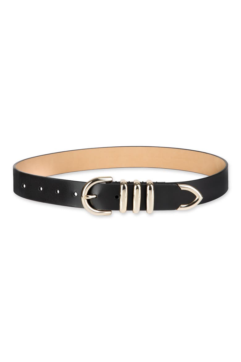 Triple Keeper Belt, Alternate, color, BLACK