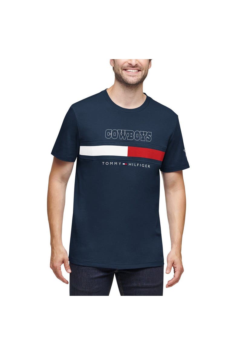 Men's Tommy Hilfiger Navy Dallas Cowboys Insert T-Shirt, Main, color, Navy