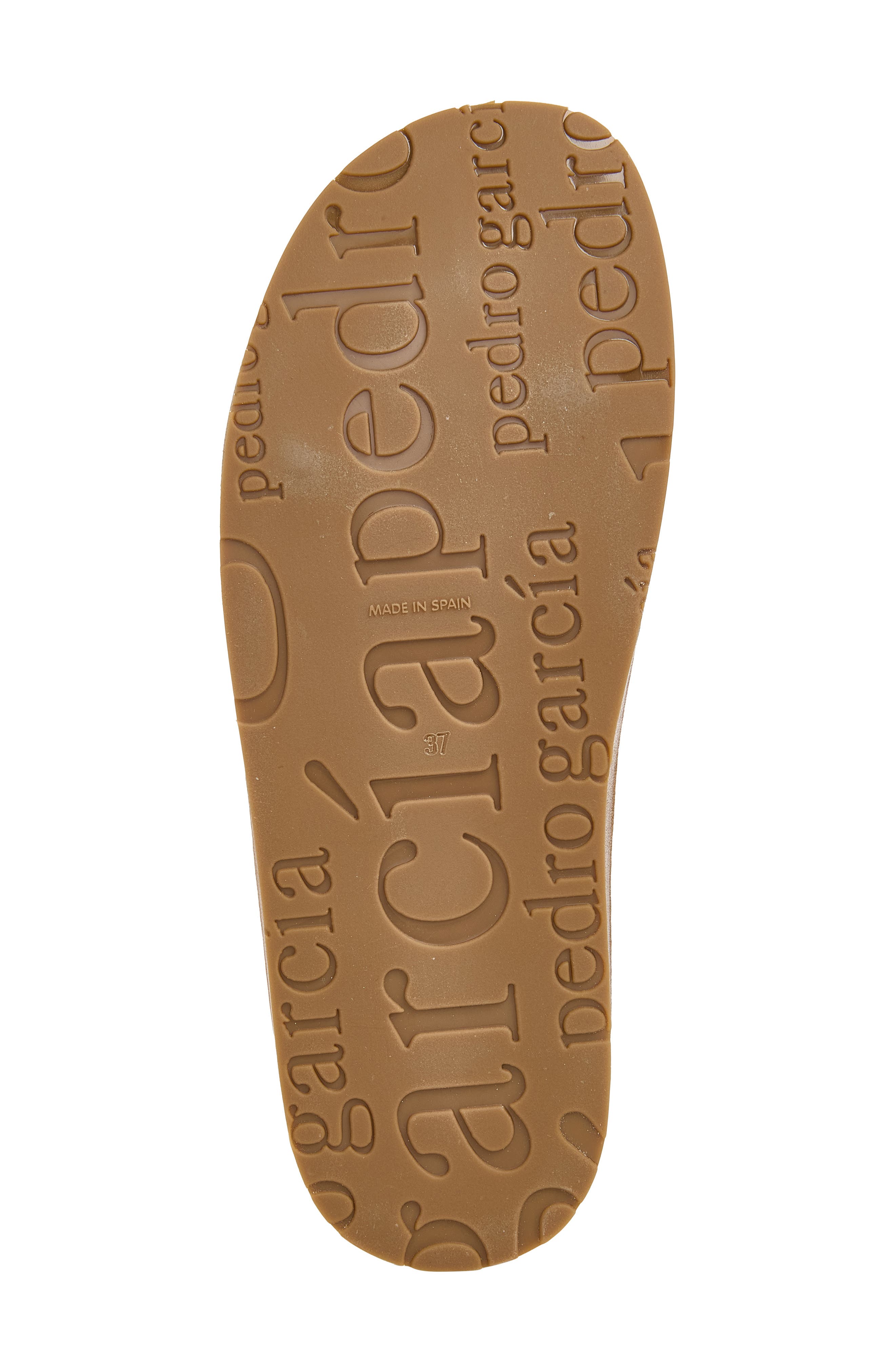 Pedro Garcia Alania Platform Sandal, Alternate, color, Tan Metallic