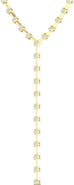 Everlee Orbit Lariat Lab Diamond Necklace in 14K