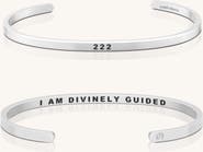 Mantra Angel Number 222 - I Am Divinely Guided bracelet