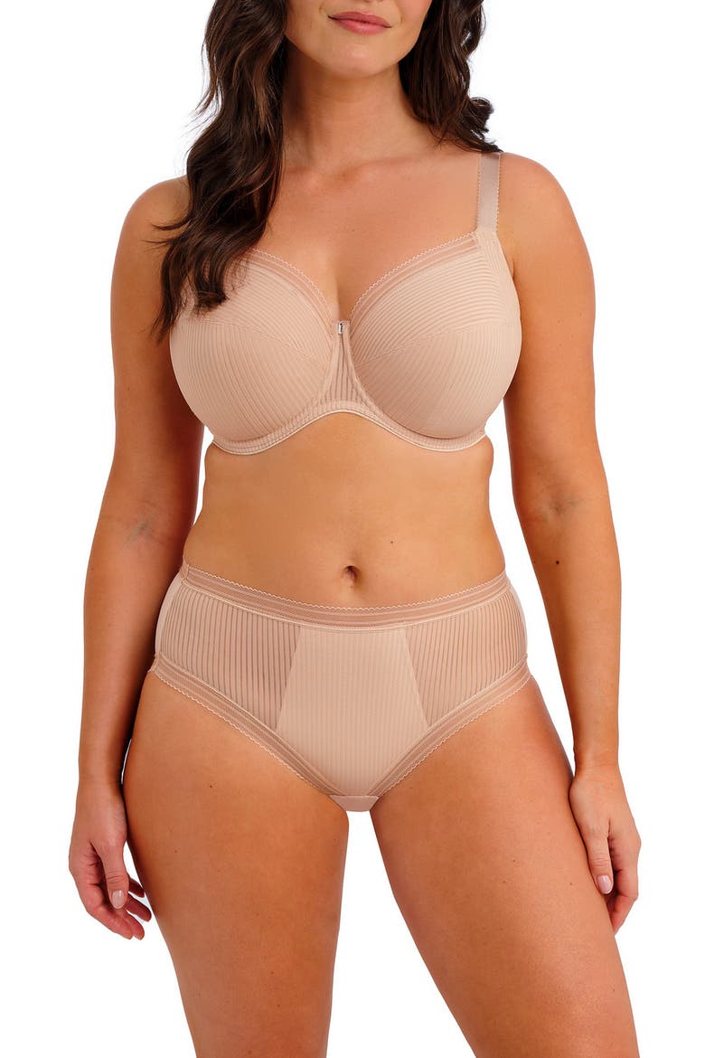 Fusion Underwire Side Support Bra, Alternate, color, NATBGE