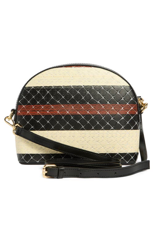 Valentino By Mario Valentino Diana Tresse Crossbody Bag In Black