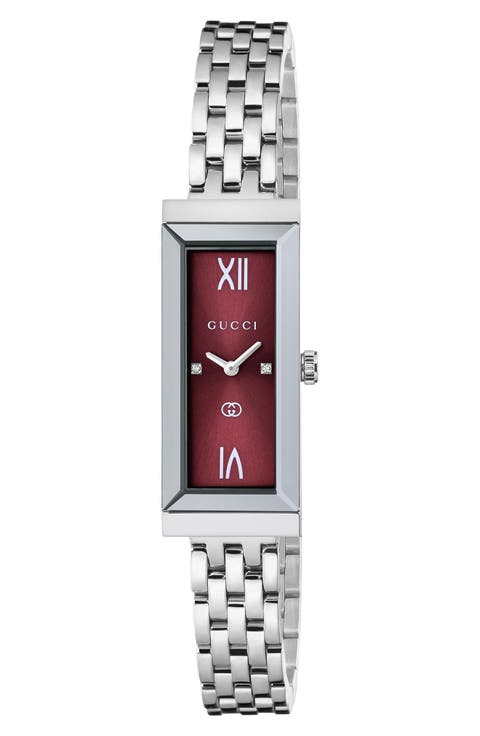 G-Frame Tank Bracelet Watch, 14mm x 34mm