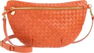Clare V. Medium Grande Woven Leather Belt Bag