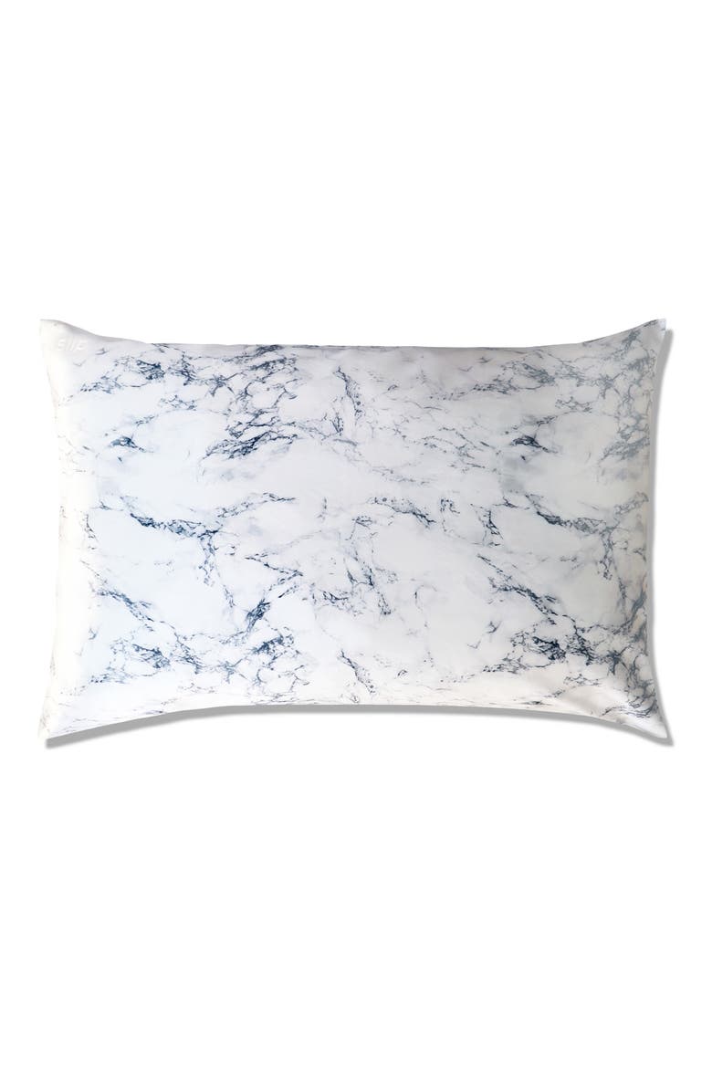 slip™ for beauty sleep Slipsilk™ Pure Silk Pillowcase (Nordstrom Exclusive), Main, color, MARBLE