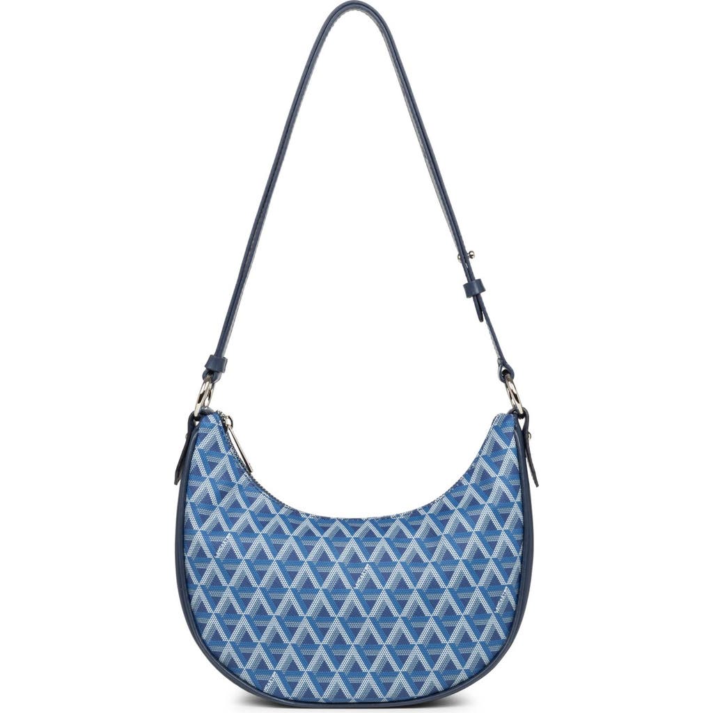 Lancaster Zipped Hobo Bag Ikon It In Bleu