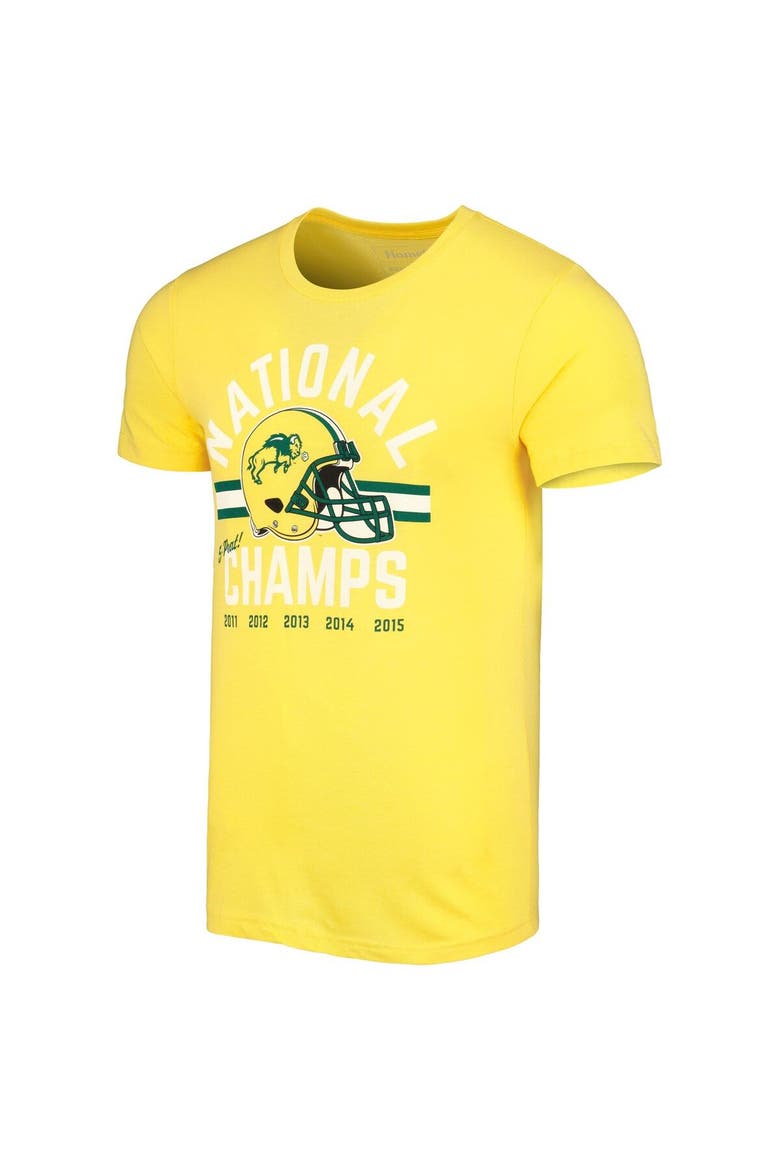 Men's Homefield Heather Gold NDSU Bison T-Shirt, Alternate, color, Heather Gold