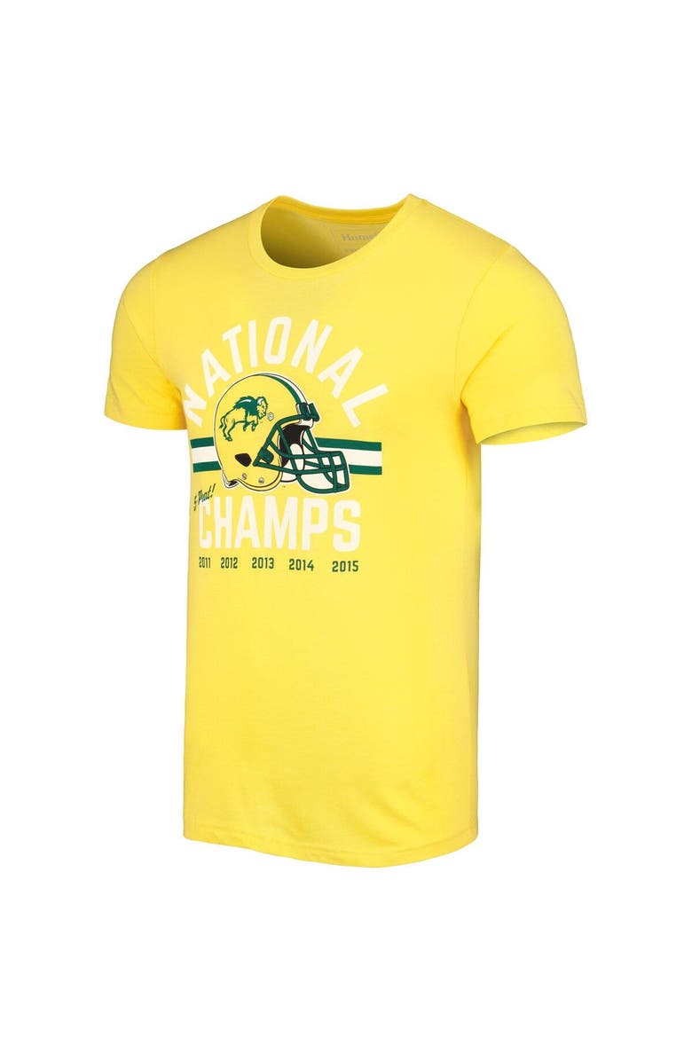 HOMEFIELD Men's Homefield Heather Gold NDSU Bison T-Shirt, Alternate, color, Heather Gold