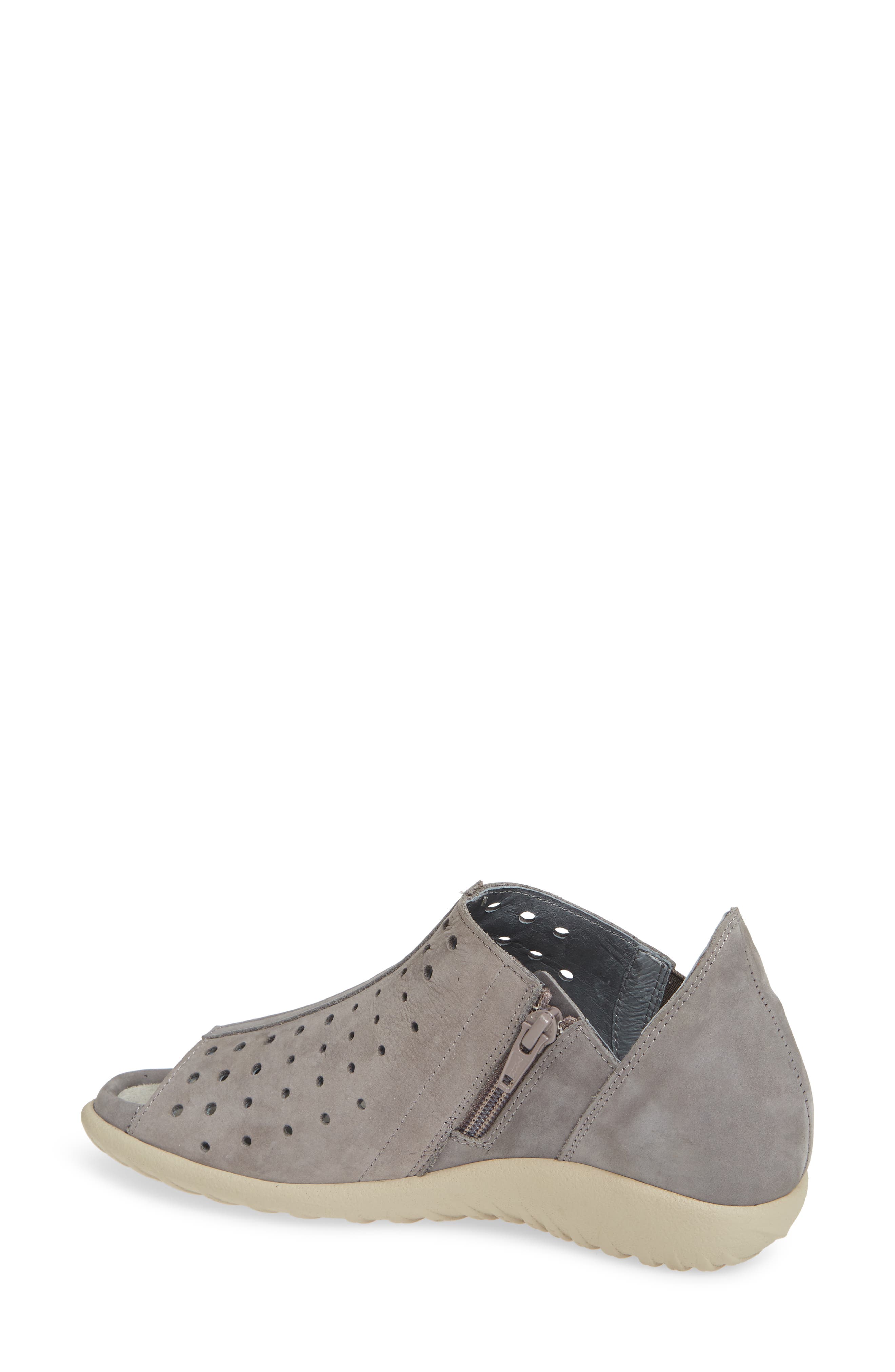Hikoa Wedge Sandal, Alternate, color, SMOKE GREY NUBUCK LEATHER