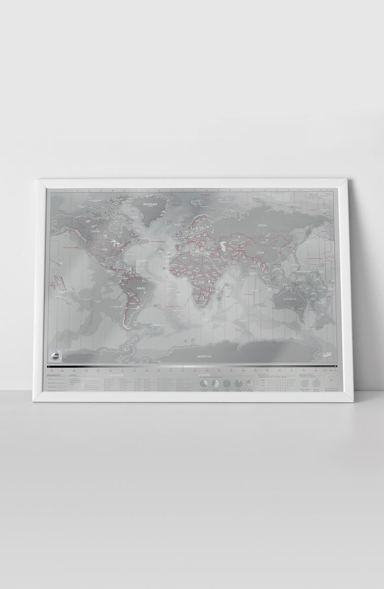 Luckies of London Platinum Scratch Map, Alternate, color,