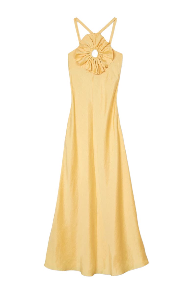 SANDRO Floral detail maxi dress, Alternate, color,