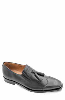 Mezlan Tassel Ornament Leather Loafer