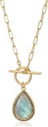 st. Moran Labradorite Toggle Necklace