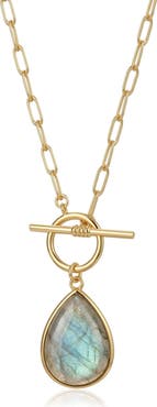 st. Moran Labradorite Toggle Necklace