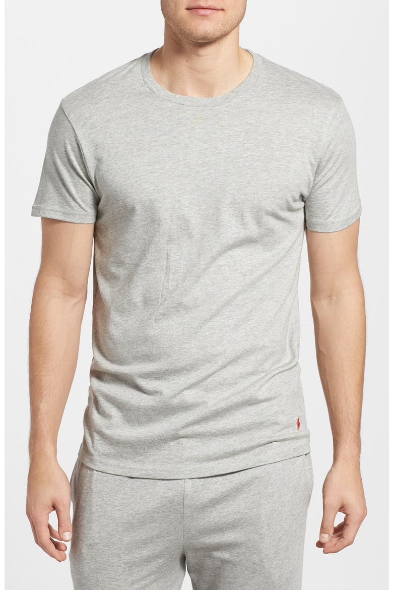 Crewneck T-Shirt, Main, color, ANDOVER HEATHER