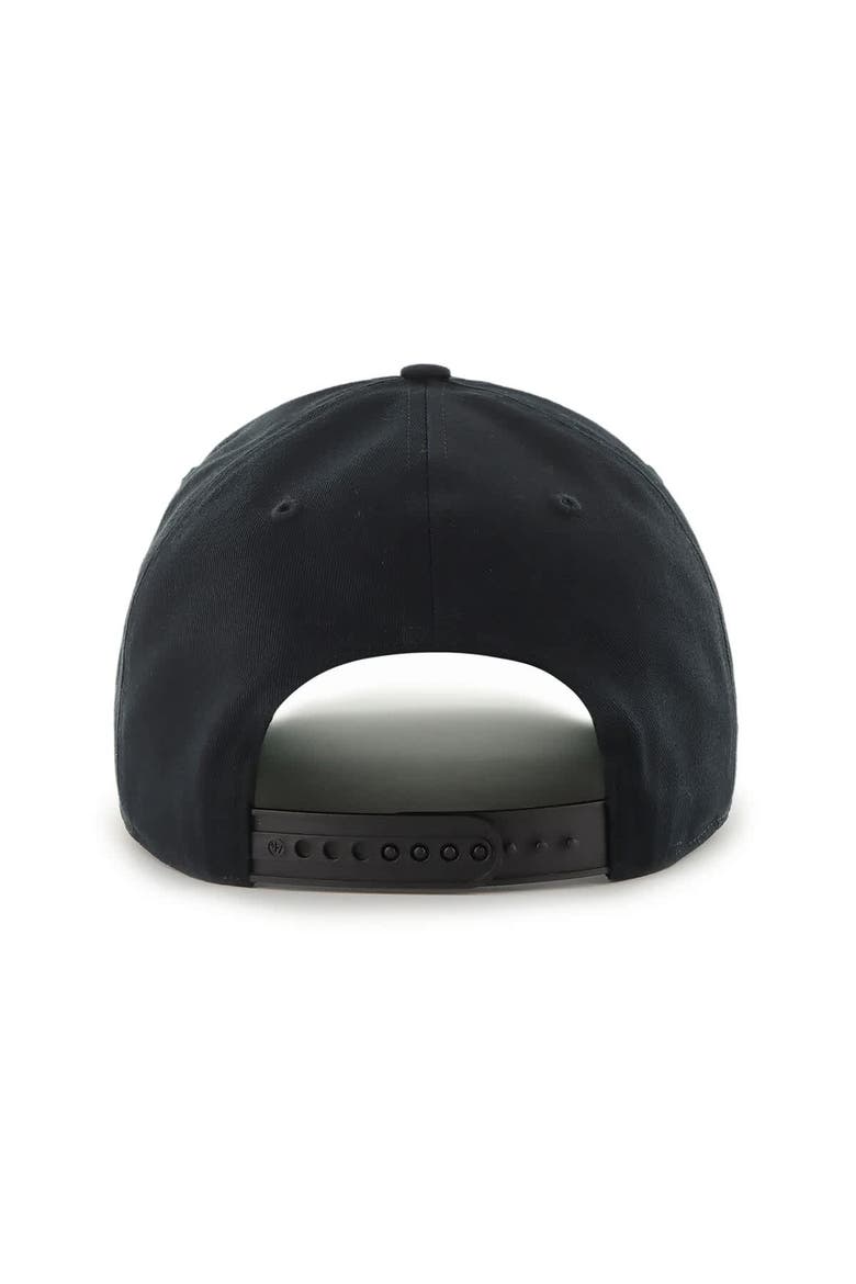 Men's '47  Black Anaheim Ducks Nantasket Captain Adjustable Hat, Alternate, color, Black
