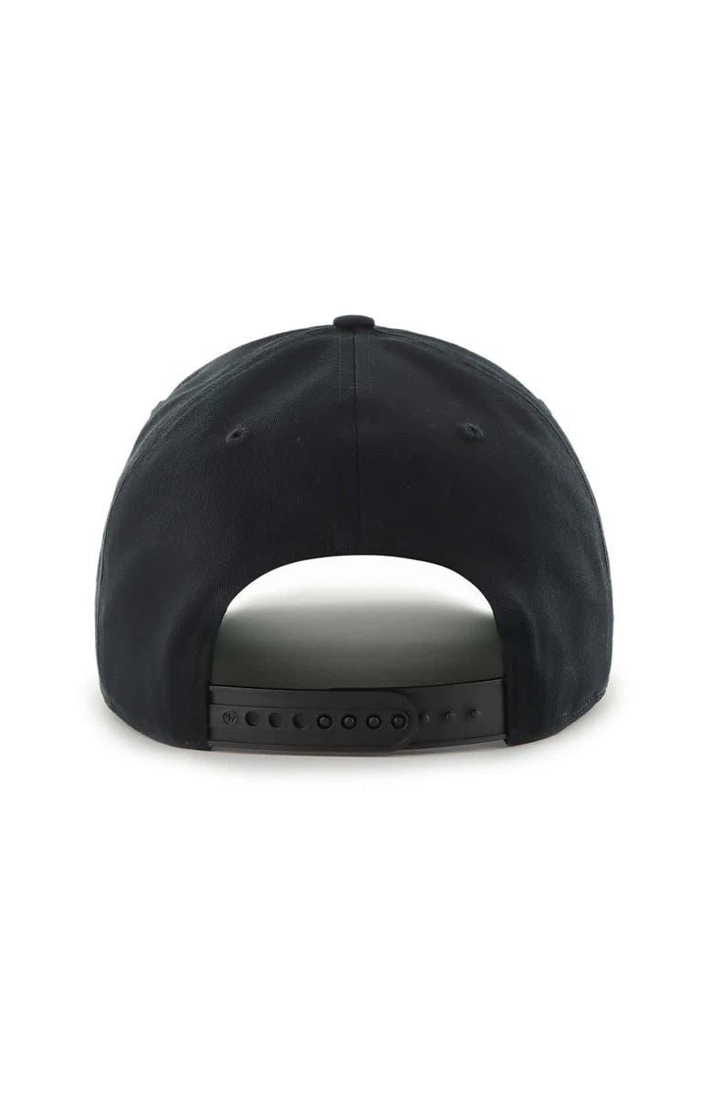 '47 Men's '47 Black Anaheim Ducks Nantasket Captain Adjustable Hat, Alternate, color, Black