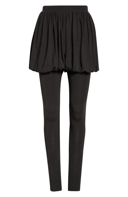 Paloma Wool Caly Skirt Overlay Leggings In Black