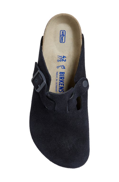 Birkenstock Boston Clogs Midnight In Blue