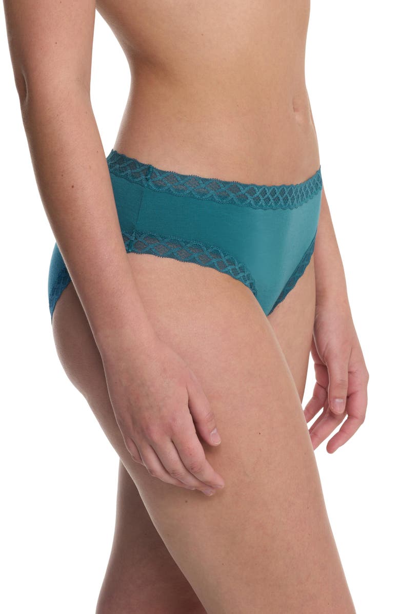 Natori Bliss Cotton Girl Brief, Alternate, color, Dragonfly