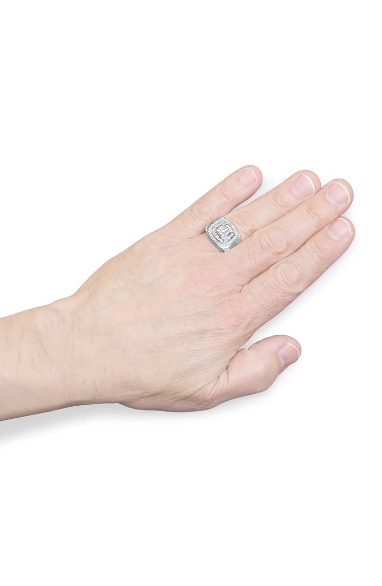 Haus of Brilliance 14K White Gold Men's Diamond Band Ring, Alternate, color, White