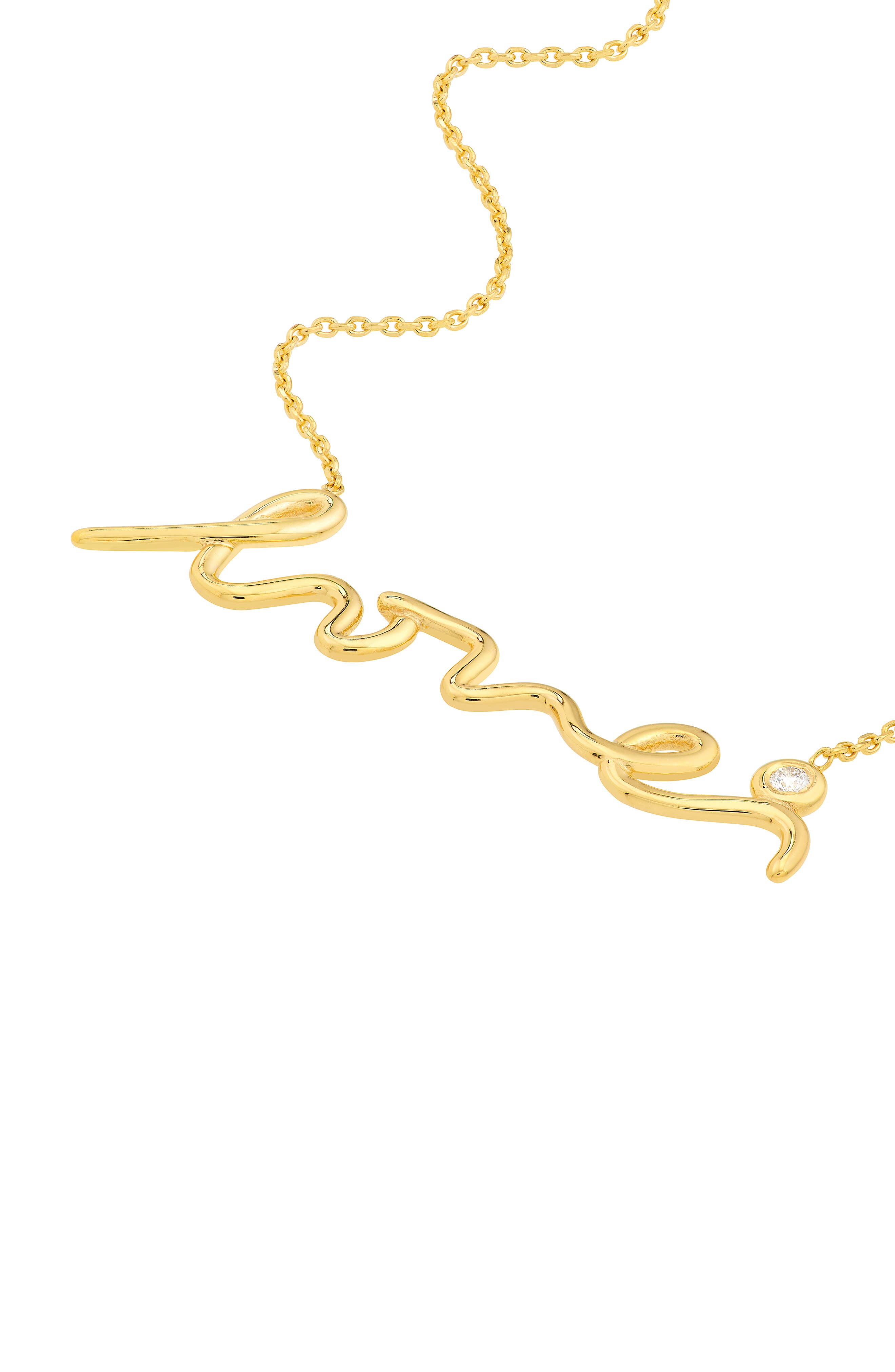 HAWLEY ST Diamond Script Love Pendant Necklace - 3ct. (Women ...