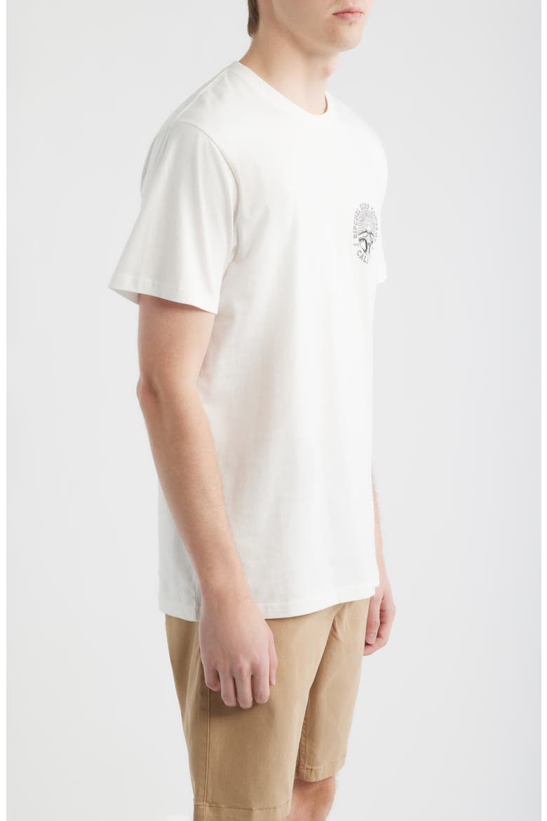 Sunrise Logo Cotton T-Shirt, Alternate, color, CALIFORNIA BONE