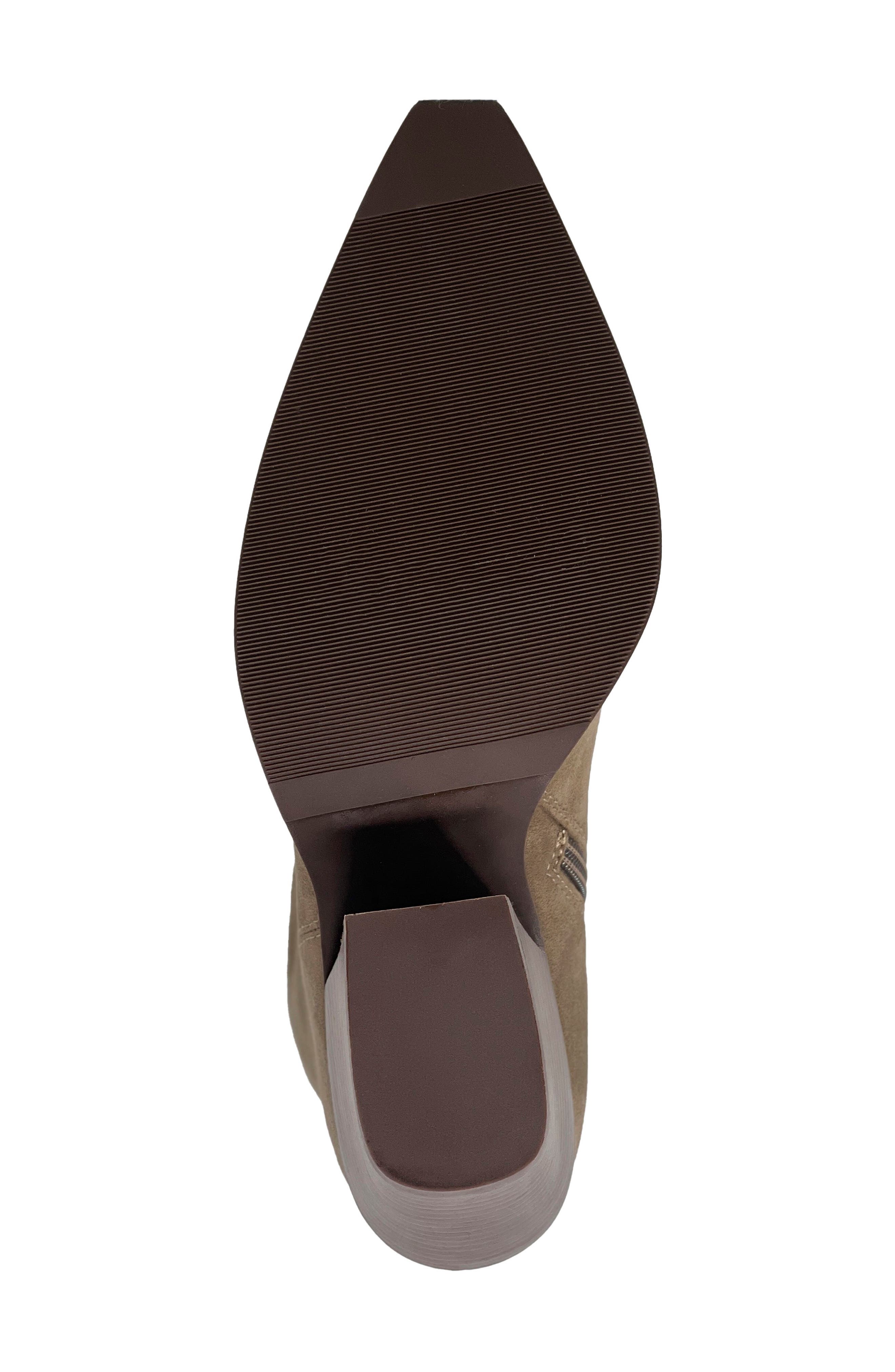 Venice Block Heel Bootie, Alternate, color, TAUPE SUEDE