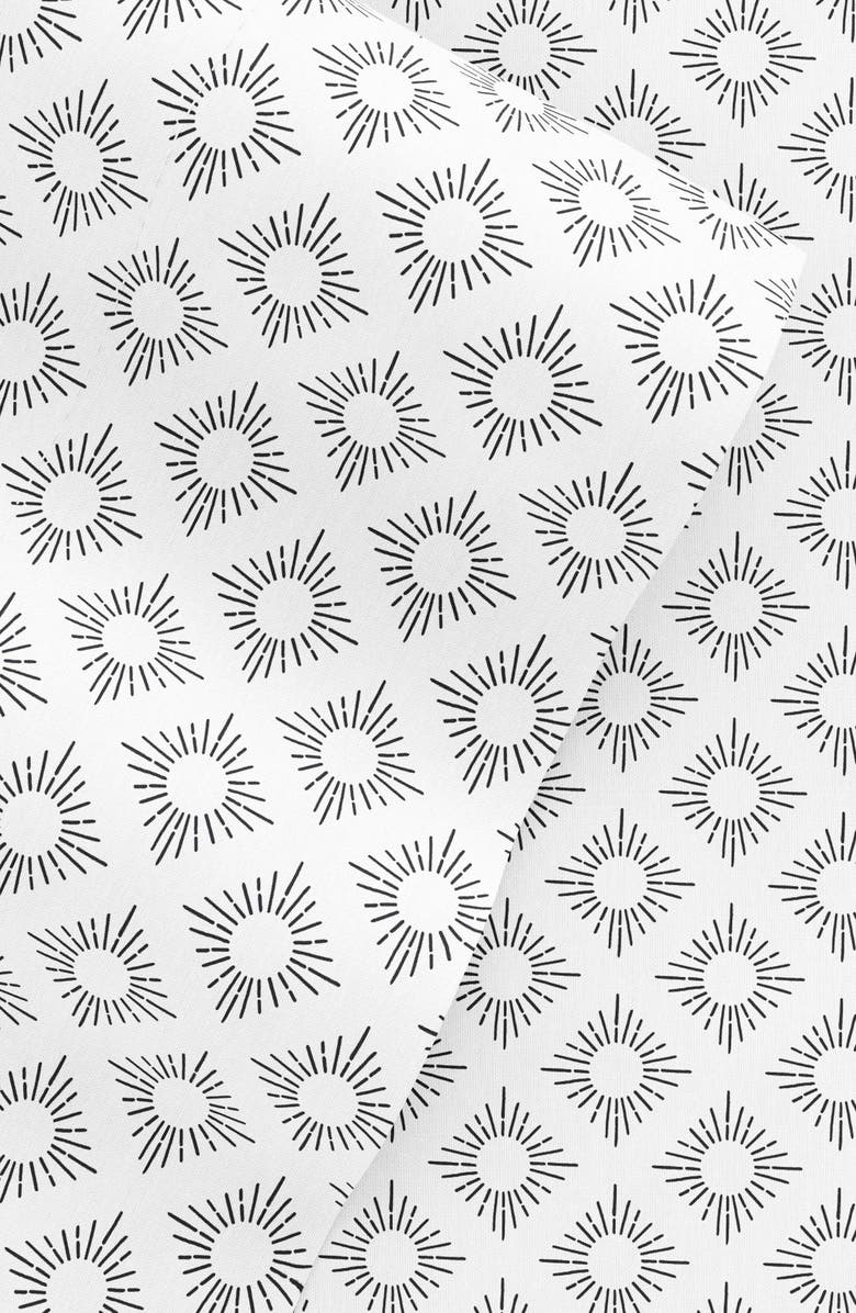 HOMESPUN HOME SPUN Premium Ultra Soft Polaris Pattern 4-Piece Bed Sheet Set, Alternate, color, Gray