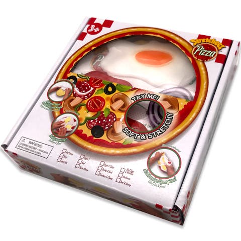Pizza Play Food Set W/  Surprise Styles 
Toppings