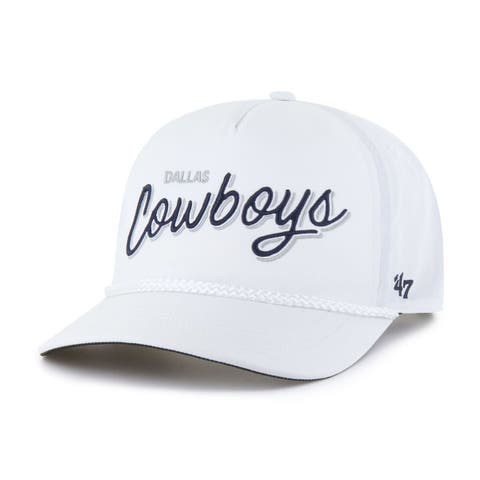 Men's '47  White Dallas Cowboys Brrr Fairway Hitch Adjustable Hat