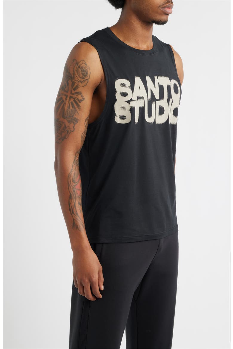 x Luke Rockhold Tempo Bold Tech Graphic Tank, Alternate, color, BLACK
