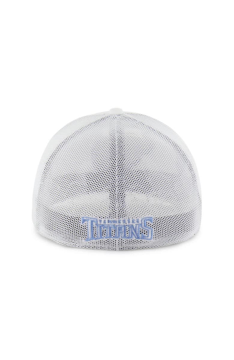 '47 Men's '47 White Tennessee Titans Snowball Trophy Stretch Fit Hat, Alternate, color, White