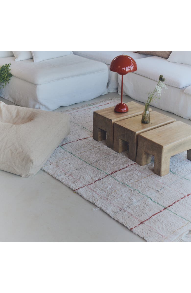 Lorena Canals Washable Rug Color Lines, Alternate, color, Natural