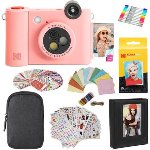Smile+ 2-in-1 Instant Camera Gift Bundle