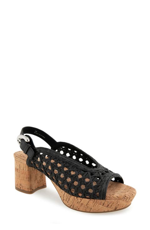 Cornelia Slingback Platform Sandal (Women)