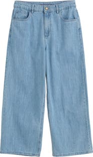 Seasalt Cornwall Barnes High Waist Wide Leg Crop Jeans