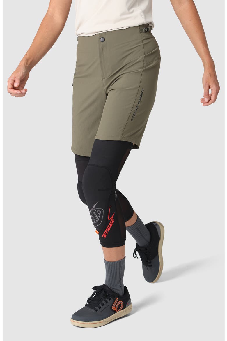 Freewheel MTB Lite Ride Shorts, Alternate, color, RANGER GREEN